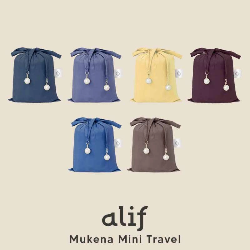 Product image ALF BY ALIF MUKENA MINI PARASUT PREMIUM KOREA TRAVEL - MAJOLICA BLUE ( MKN-026 ) all variant all variant